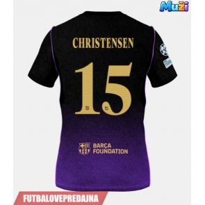 Lacne Muži Futbalové dres Barcelona Andreas Christensen #15 2026-27 Krátky Rukáv - Preč